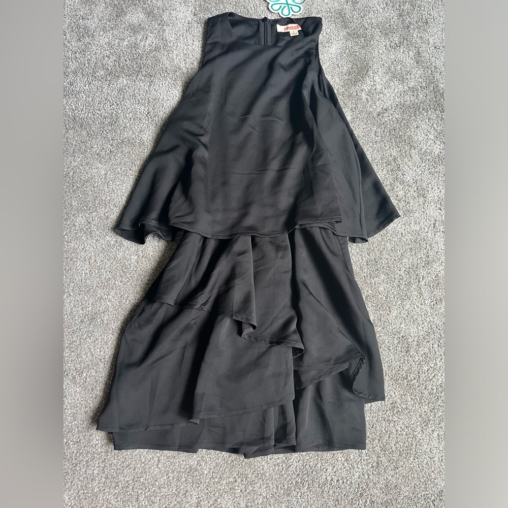 Black Ruffle Romper - Picture 4 of 6
